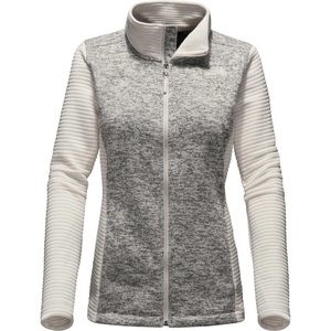 The North Face Indi Full Zip Fleece Jacket in Gray